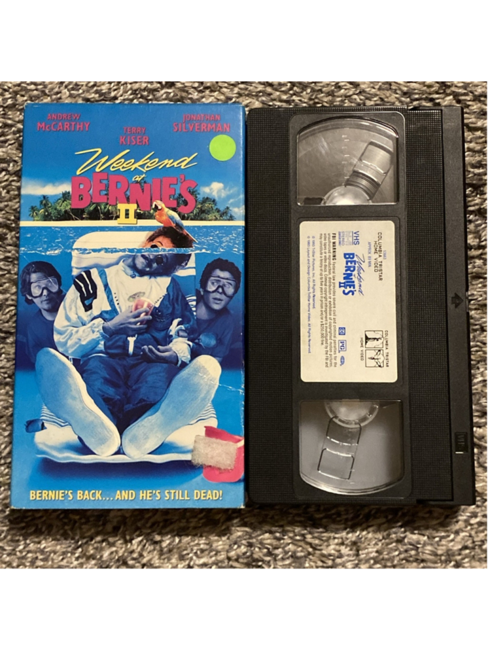 Weekend At Bernies 2 VHS 1993 Colombia Tristar Home Video